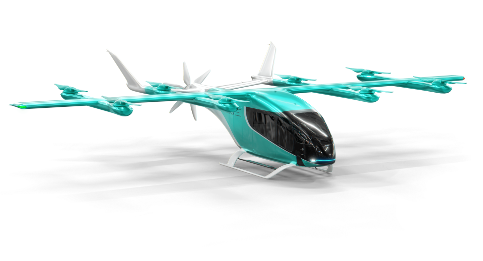 Eve Air Mobility hopes to start flying passengers in four-passenger electric vertical takeoff and landing vehicles in 2026.
