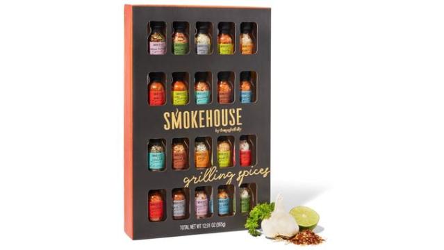 Smokehouse by Thoughtfully, Smoking BBQ Grill Gift Set 