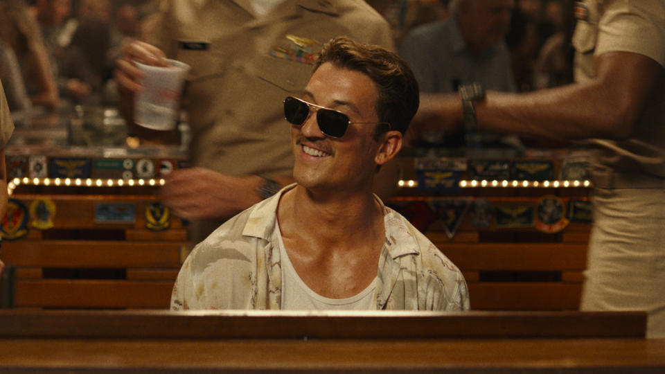 Miles Teller as Rooster in Top Gun: Maverick