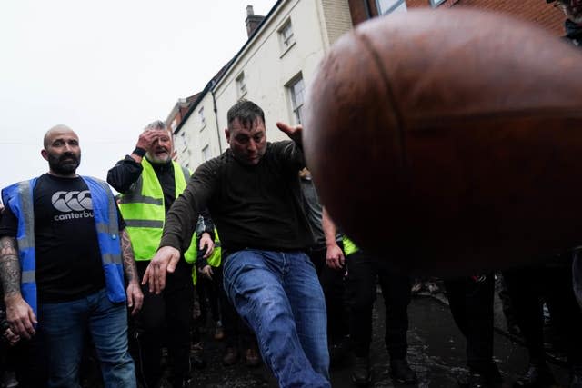 Shrove Tuesday Atherstone Ball Game 2024