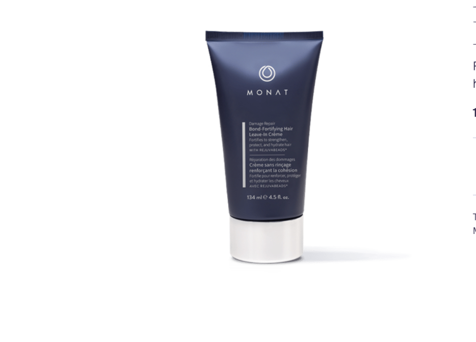 5) Damage Repair Bond-Fortifying Hair Leave-In Crème