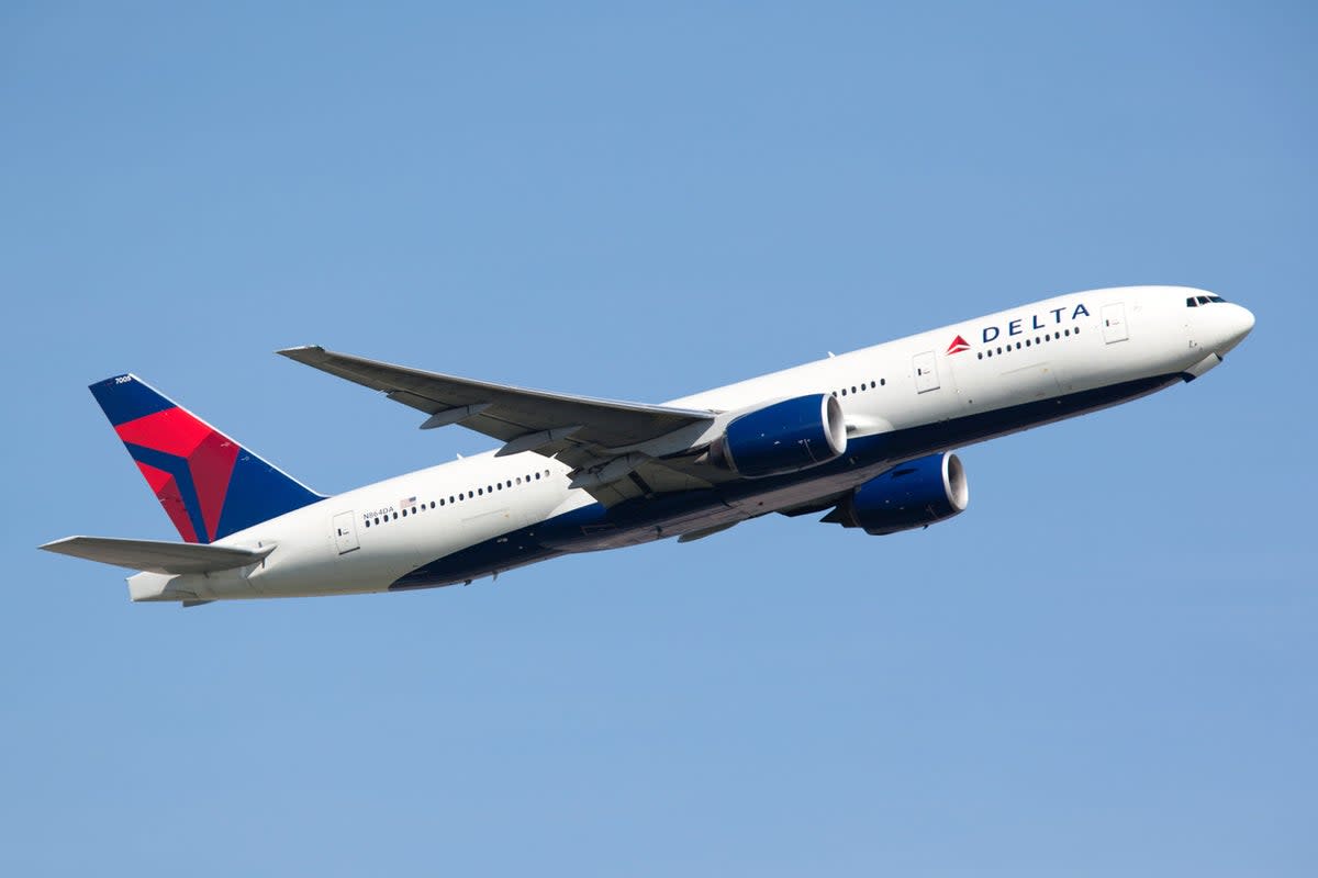 A Delta Airlines flight taking off from Frankfurt (Getty Images)