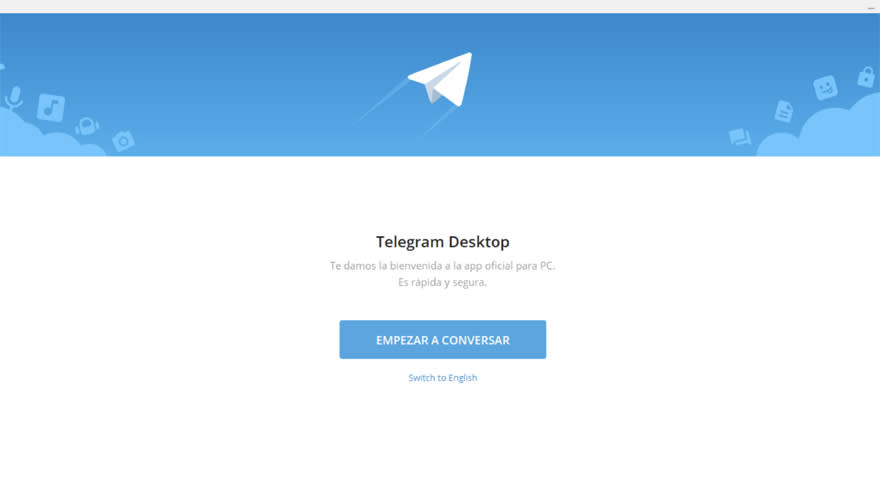 Telegram también se puede utilizar vía web, como WhatsApp.