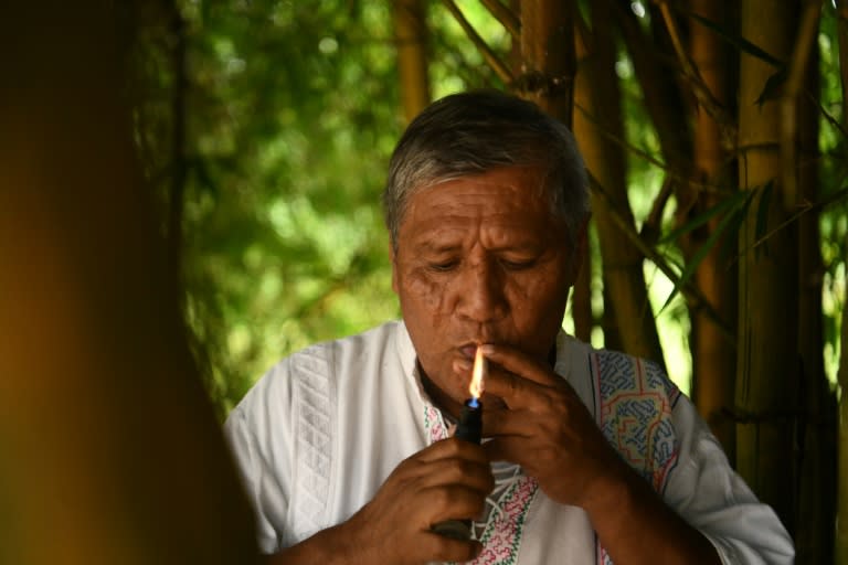 El chamán peruano José Campos pasó dos años en prisión en México por llevar ayahuasca (Hugo LA ROSA)