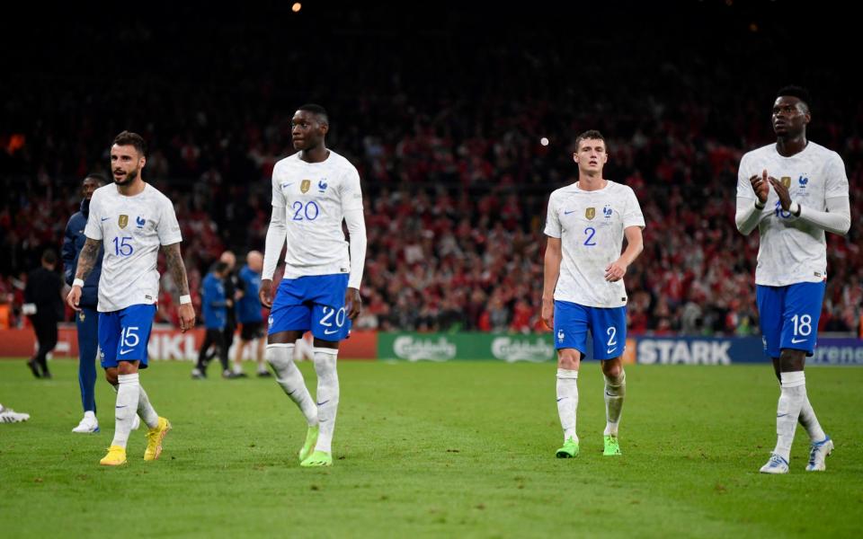  Soccer Football - UEFA Nations League - Group A - Denmark v France - Parken Stadium, Copenhagen, Denmark - September 25, 2022 France's Jonathan Claus - REUTERS