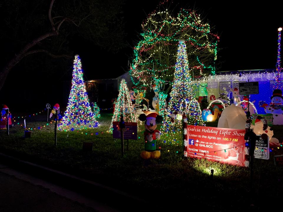 Since 2013, the Garcia family has transformed their front yard into a dazzling holiday light show in Corpus Christi's central city.