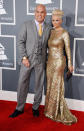 Tito Ortiz and Jenna Jameson arrives at the 55th Annual Grammy Awards at the Staples Center in Los Angeles, CA on February 10, 2013.