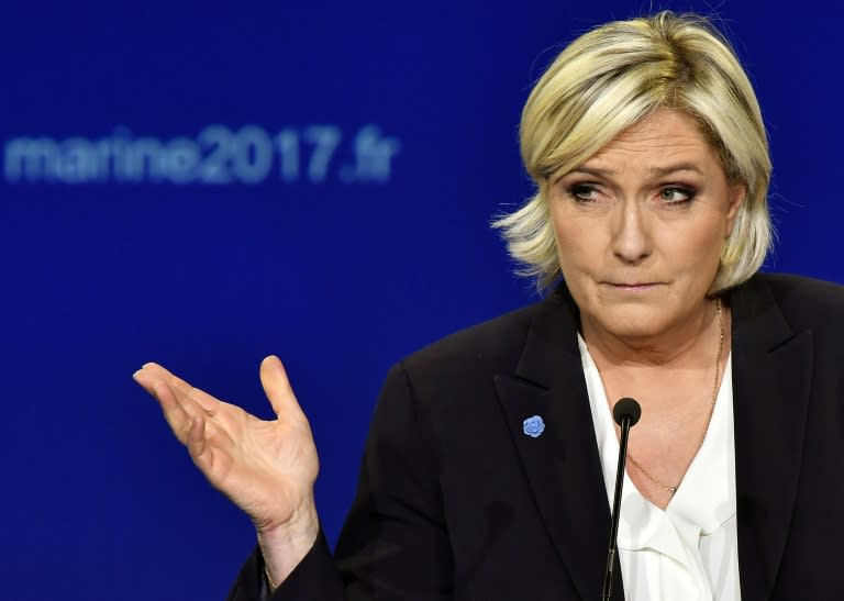 Marine Le Pen has vowed to sharply curtail immigration while warning against Muslim extremists