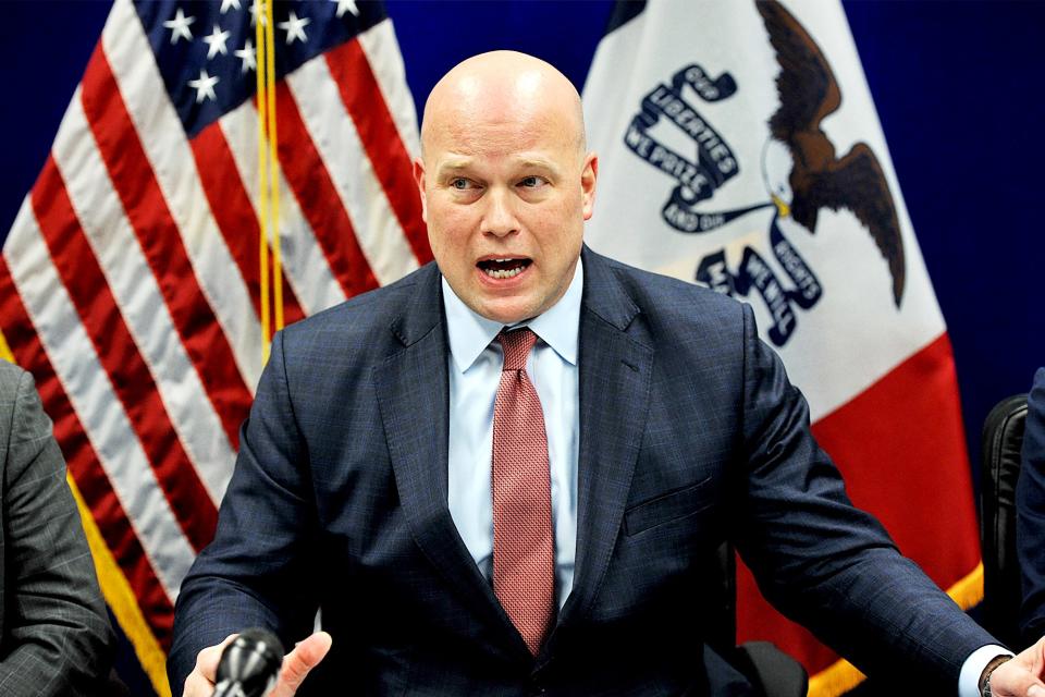 Matthew Whitaker served on the board of a company that courted investors in time-travel cryptocurrencies, Bigfoot dolls, and toilets designed for “well-endowed men.”