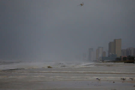 Panama City Beach is pictured as Hurricane Michael approaches Panama City Beach, Florida, U.S. October 10, 2018. REUTERS/Jonathan Bachman