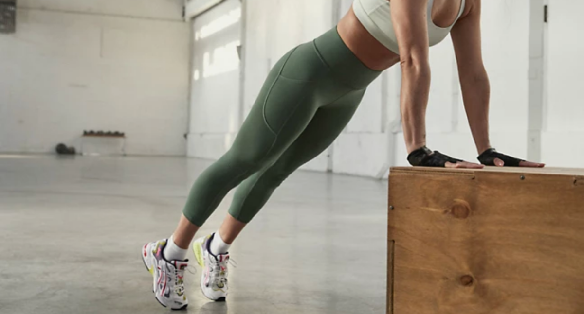 Squat, stride and stretch in the lululemon Invigorate Tight.