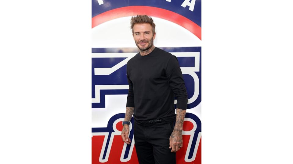 David Beckham attends the David Beckham and F45 Training Launch DB45 on May 09, 2022 in Miami, Florida