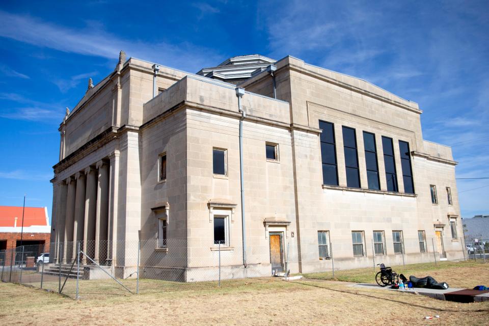 The building at 1200 N Robinson that was home to First Church of Christ, Scientist, is seen in Oklahoma City, Thursday, Dec. 9, 2021.