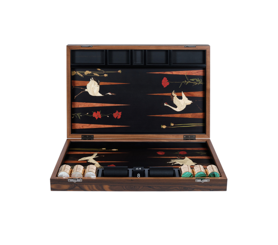 A $14,580 backgammon set (Goop Holiday Gift Guide)