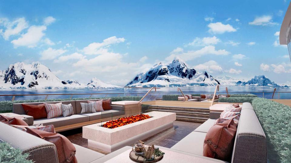 Viking Cruises Expedition Ship terrace deck