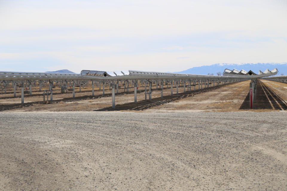 Apple's Fort Churchill solar farm in Yerington, Nev. became fully operational a few months ago.