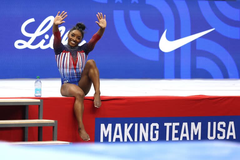 Simone Biles, adorada por la gente, pero también con los 