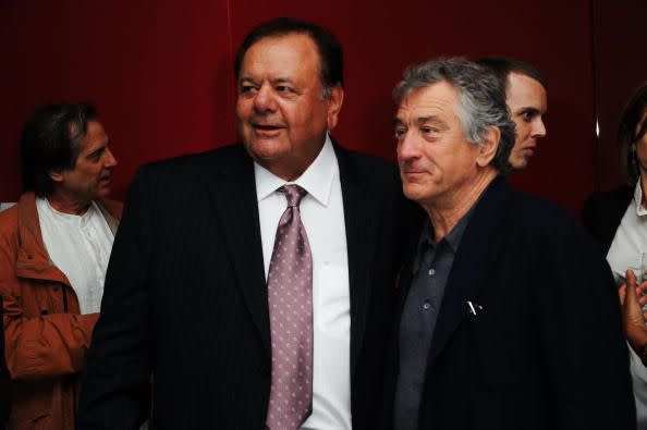 NEW YORK - APRIL 21:  Actor Paul Sorvino (L) and Tribeca Film Festival co-founder, Robert De Niro attend the 2010 Tribeca Film Festival opening night premiere after party for 