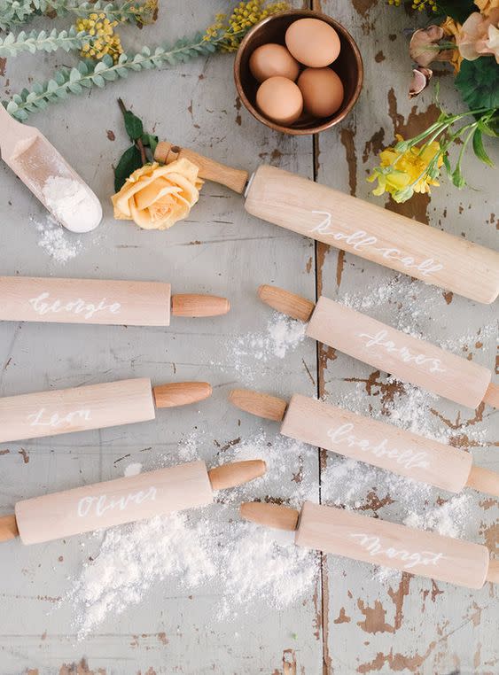 Rolling Pin Place Cards