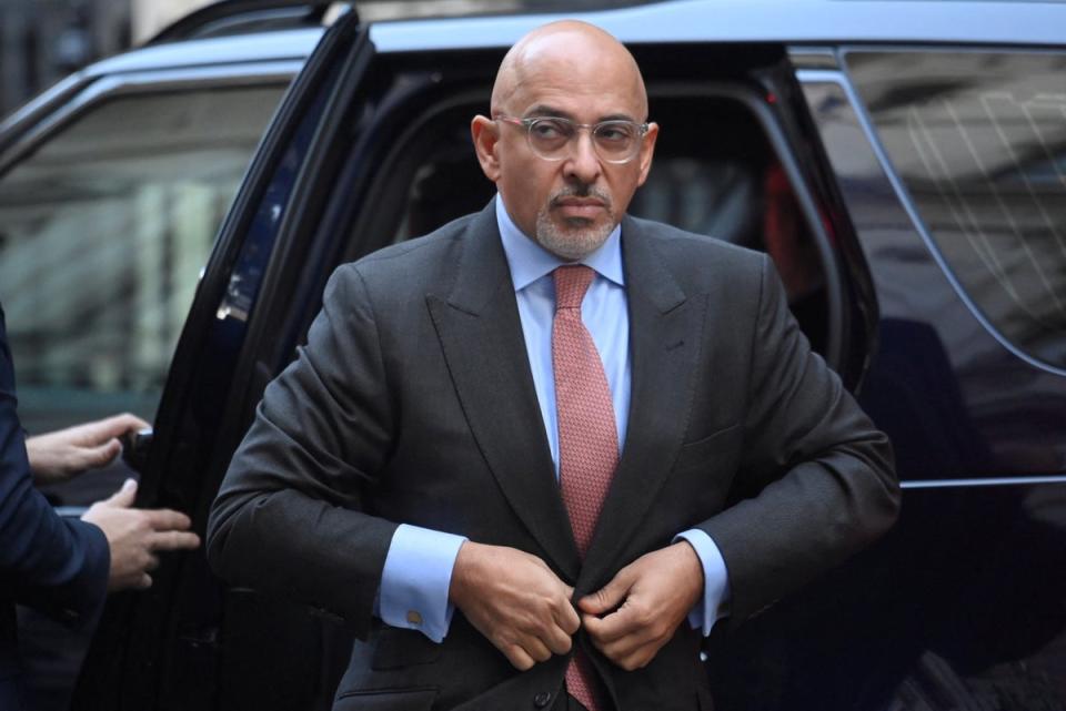 Zahawi says questions were raised when he was made chancellor (Reuters)