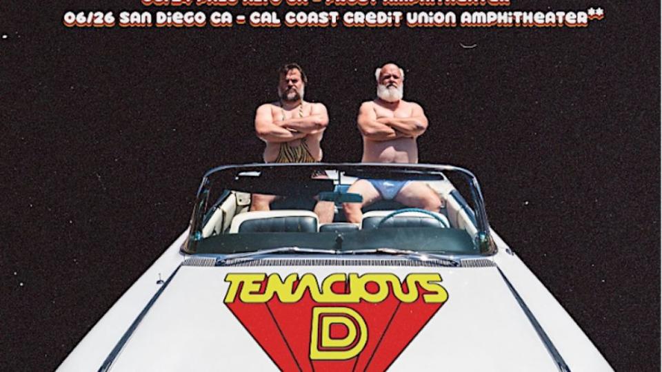 Tenacious D tour poster