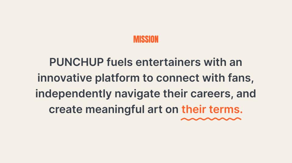 mission statement for punchup