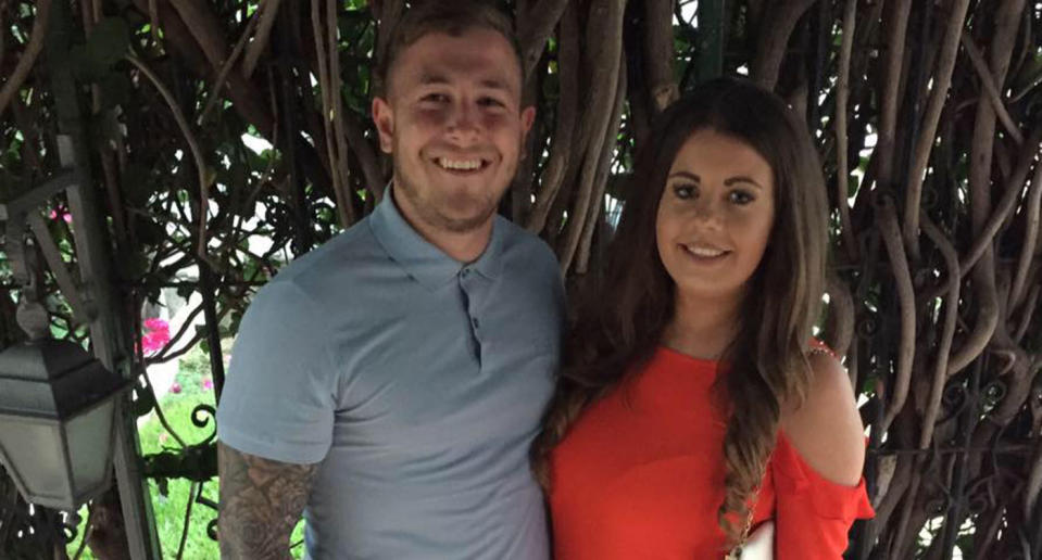 Pregnant UK mum Chloe Sullivan and her fiancé Michael Parrott were on holiday in the Dominican Republic when their son Arlo was born. He died after birth and the couple claim they were slugged with a $30,000 hospital bill. Source: GoFundMe/ Baby Arlo