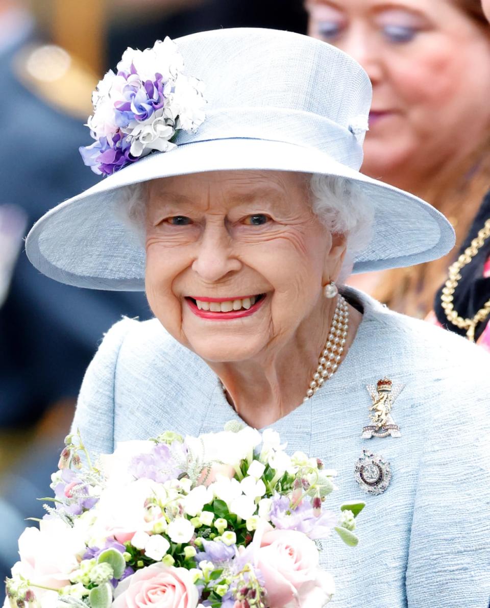 <div class="inline-image__caption"><p>Queen Elizabeth II attends The Ceremony of the Keys on the forecourt of the Palace of Holyroodhouse on June 27, 2022 in Edinburgh, Scotland.</p></div> <div class="inline-image__credit">Max Mumby/Indigo/Getty</div>