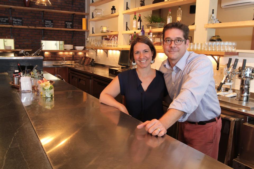 Ben Lloyd will open XO Bar in June. The restaurateur and his wife, Nicole, met while both worked at the former XO Cafe at 125 North Main St., Providence, site of the new XO Bar.
This photo was taken in 2014 at Lloyd's Salted Slate in Wayland Square.