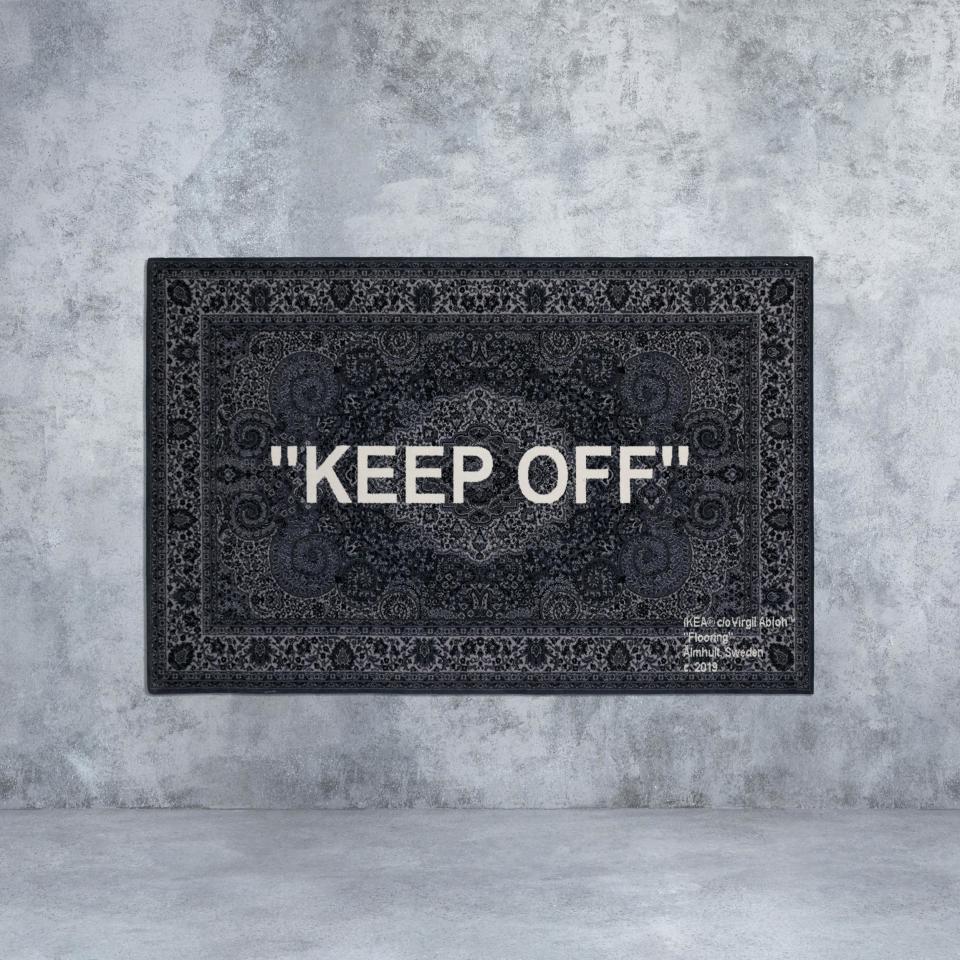 Virgil Abloh's Off-White IKEA rug is already being resold for 6 times the retail price online