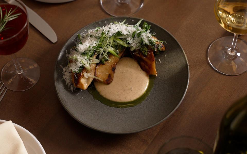 The oyster mushroom at The Aperture, a new restaurant in Walnut Hills.
