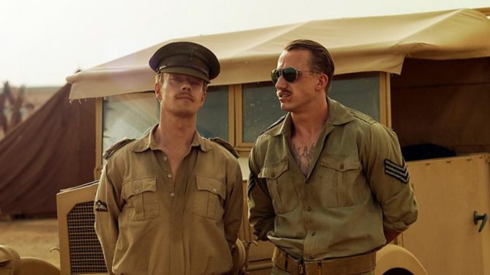 Alfie Allen (L) and Theo Barklem Biggs (R) in the series (BBC)