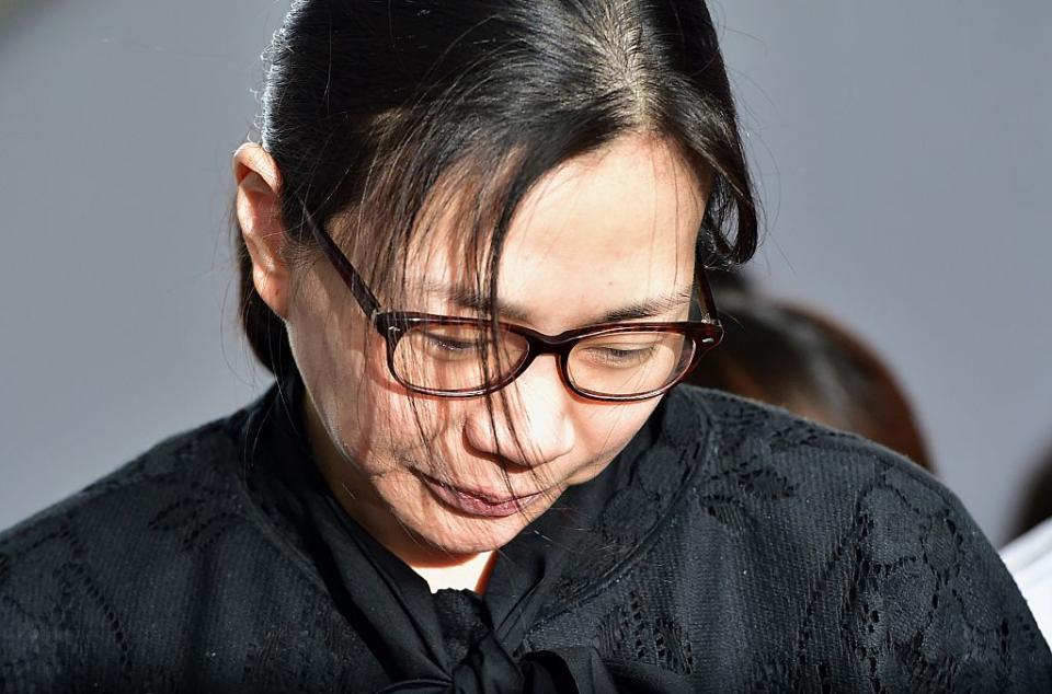 Former Korean Air executive Heather Cho. (Photo: Getty Images)