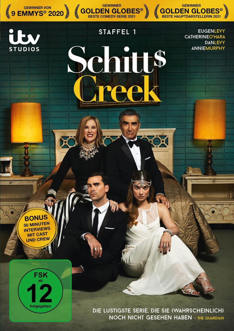 "Schitt's Creek" ist eine preisgekrönte kanadische Serie von Eugene Levy und seinem Sohn Daniel Levy. (Bild: Edel Motion)