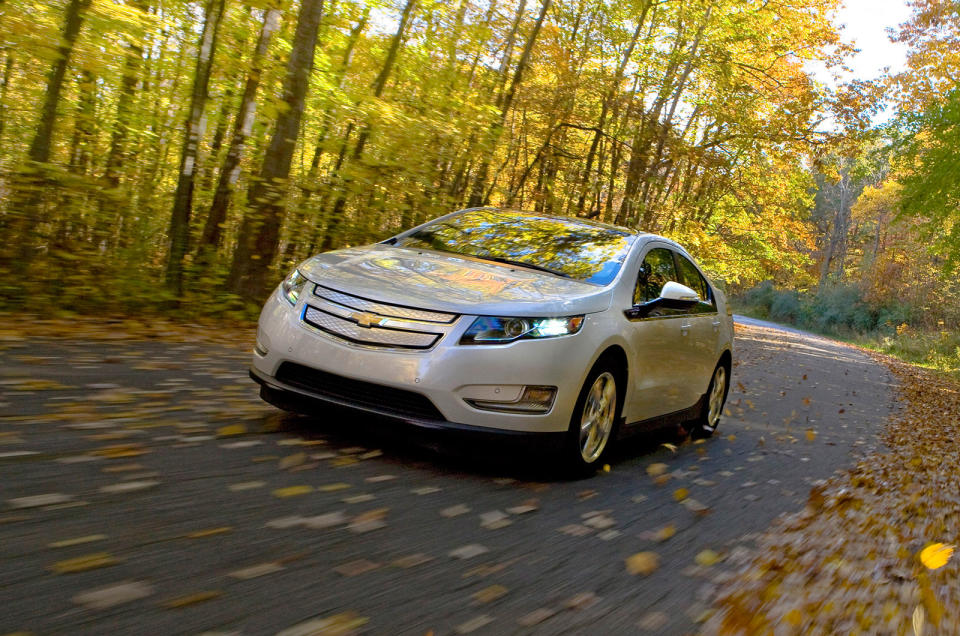 <p>Also sold in the UK as the Vauxhall Ampera, the Volt would prove to be even more exclusive with just a few dozen sold. Which is a shame really, as it was a neat-looking machine that packed some equally neat technology. <strong>105 Volts </strong>are left on UK roads, with another six on a SORN.</p><p><strong>How to get one: </strong>Used examples start at <strong>£9000</strong>.</p>