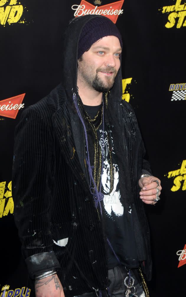 Bam Margera arrives at the premiere of 