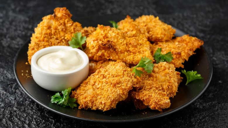 crushed cornflake chicken