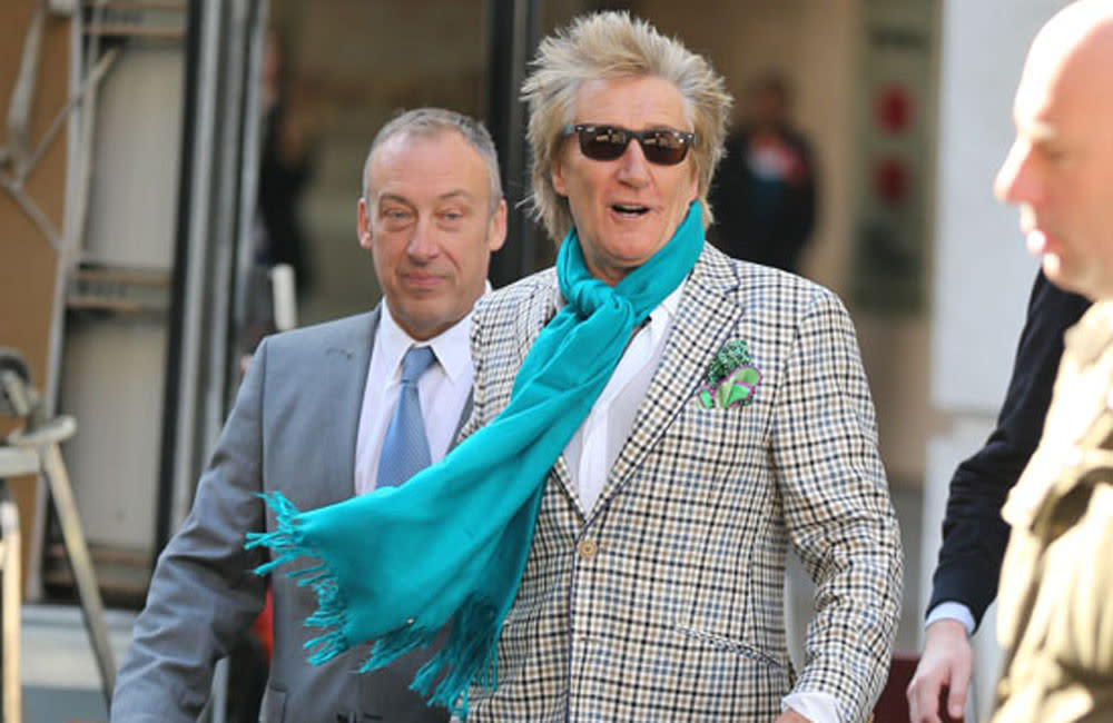 Sir Rod Stewart is mourning his friend Robin Le Mesurier credit:Bang Showbiz