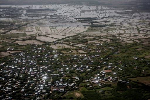 The town of Beledweyne was inundated in the flood -- the waters are now slowly receding