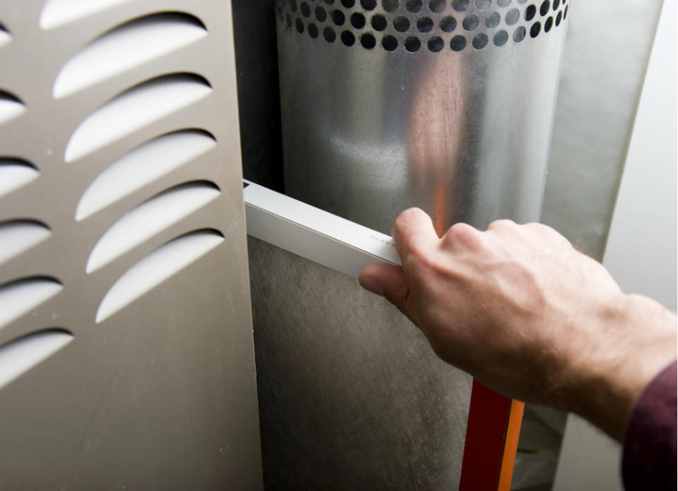 <body> <p>These crisp days of early fall are delightful, but less delightful frigid temperatures are on their way. <a rel="nofollow noopener" href=" http://www.bobvila.com/articles/furnace-cleaning-and-maintenance/?bv=yahoo" target="_blank" data-ylk="slk:Inspect your furnace;elm:context_link;itc:0;sec:content-canvas" class="link ">Inspect your furnace</a> now so that you can take care of any problems before you really need that heat. Many experts recommend changing the furnace filter every few months, but a regular maintenance program should also include checking the pilot light and thermostat, and opening heating vents to make sure everything is working safely and efficiently.</p> <p><strong>Related: <a rel="nofollow noopener" href=" http://www.bobvila.com/slideshow/the-1-hour-home-energy-audit-that-can-save-you-money-every-month-48115?bv=yahoo" target="_blank" data-ylk="slk:The 1-Hour Home Energy Audit That Can Save You Money Every Month;elm:context_link;itc:0;sec:content-canvas" class="link ">The 1-Hour Home Energy Audit That Can Save You Money Every Month</a> </strong> </p> </body>