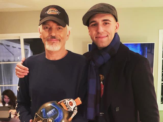 <p>Harry James Thornton Instagram</p> Billy Bob Thornton and his son Harry James Thornton.