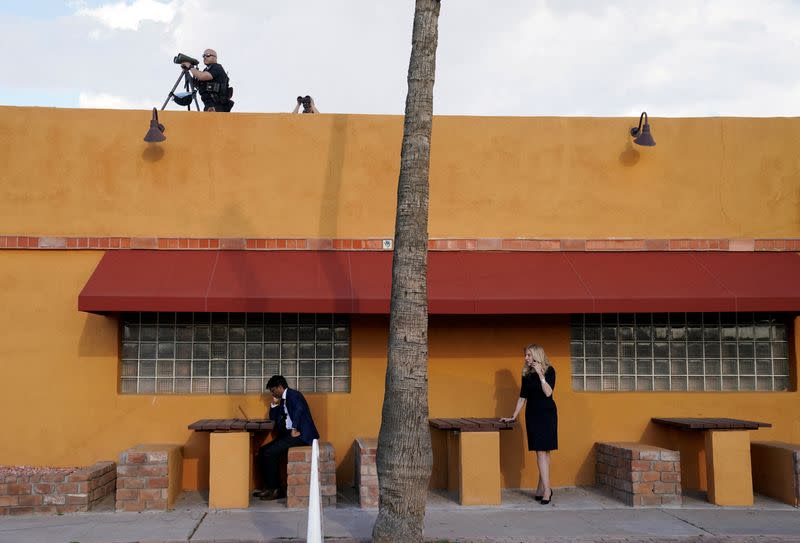 FILE PHOTO: U.S. President Biden participates in a campaign event in Phoenix