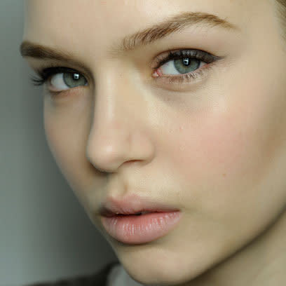 Ralph Lauren: Backstage: A/W12: Alabaster Skin: Beauty Trend