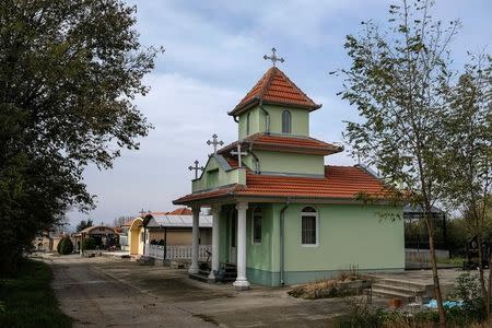 Chapels are seen at a cemetery in the village of Sapine, Serbia, October 25, 2016. REUTERS/Marko Djurica