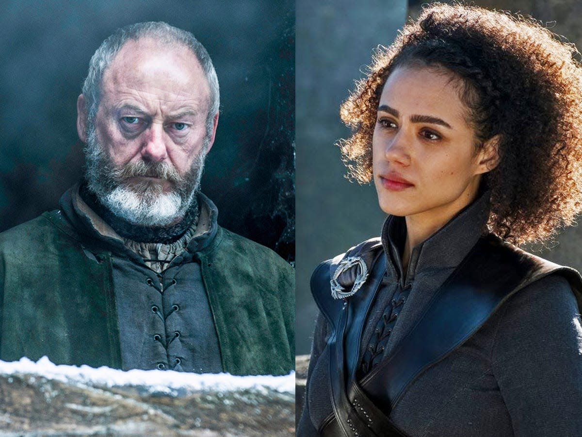 Ser Davos Missandei Game of Thrones HBO 