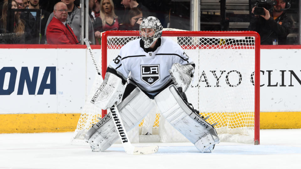 Jack Campbell is the backup goaltender the Toronto Maple Leafs have been desperately searching for. (Norm Hall/NHLI via Getty Images)