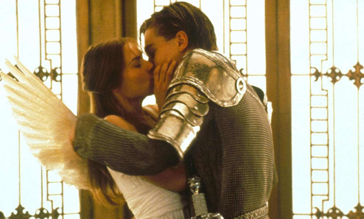 <span>Claire Danes and Leonardo DiCaprio in Romeo + Juliet.</span><span>Photograph: Allstar Picture Library Ltd./Alamy</span>