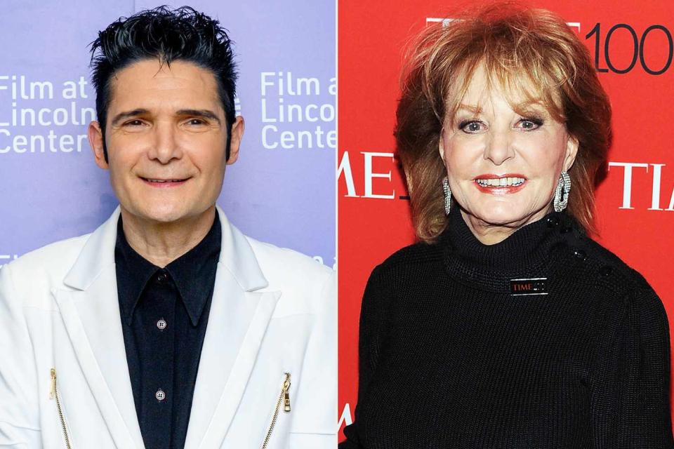 <p>Roy Rochlin/Getty; Andrew Toth/FilmMagic</p> (L-R) Corey Feldman, Barbara Walters