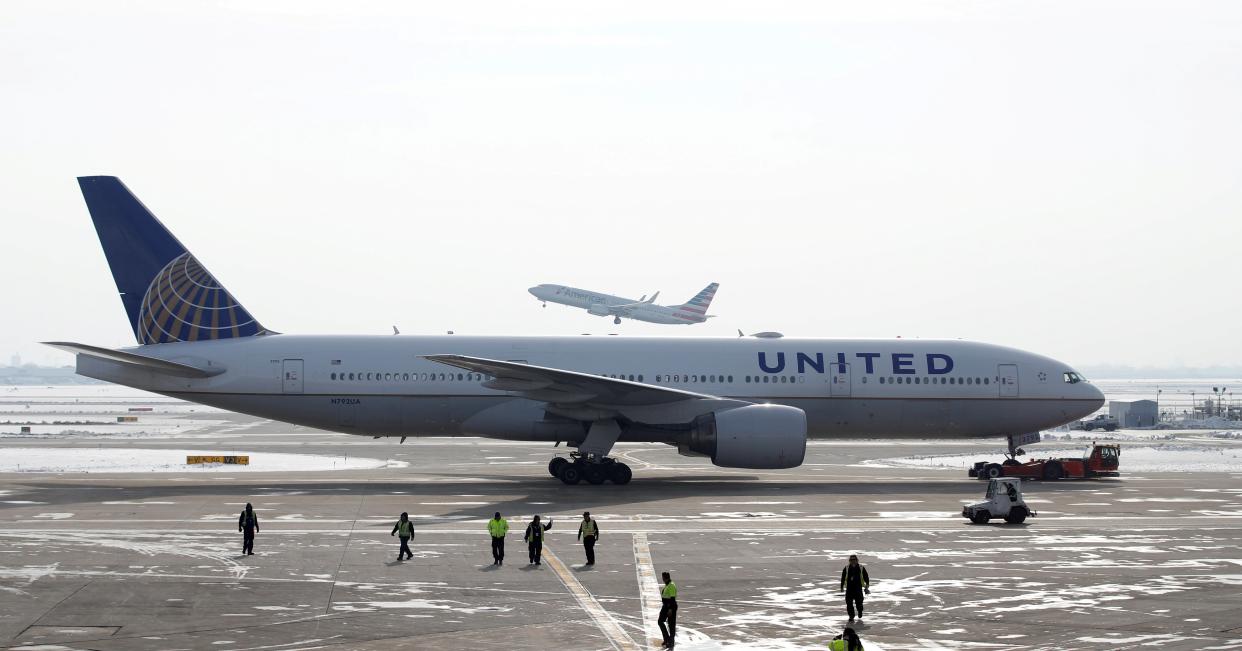 <p>File image: United has grounded 24 aircraft and Boeing has urged other airlines to do the same</p> (Reuters)