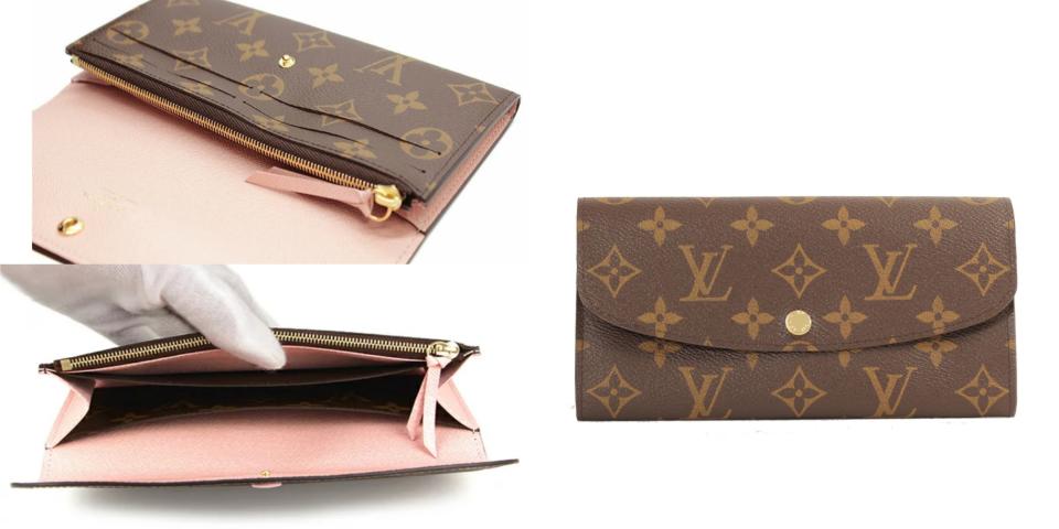 雙11精品超殺折扣必買��Louis Vuitton Emilie M61289 / M60697釦式長夾！圖片來源：Yahoo奇摩購物中心